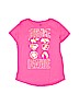 Justice League Pink Short Sleeve T-Shirt Size L (kids) - photo 1