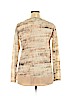 CALVIN KLEIN JEANS 100% Polyester Tan Long Sleeve Top Size XL - photo 2