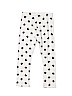 Old Navy 100% Cotton Print White Leggings Size 4T - photo 2