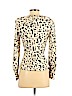 Zara 100% Viscose Ivory Long Sleeve Button-Down Shirt Size S - photo 2