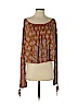 Free People Brown Long Sleeve Top Size S (petite) - photo 1