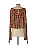 Free People Brown Long Sleeve Top Size S (petite) - photo 2