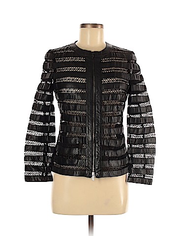 Armani Collezioni Faux Leather Jacket (view 1)