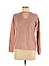 Pink Rose 100% Acrylic Pink Pullover Sweater Size S - photo 1