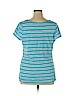 Old Navy - Maternity 100% Cotton Blue Short Sleeve Top Size XL - photo 2