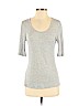 Zenana Outfitters Gray Short Sleeve T-Shirt Size S - photo 1