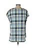 NSF 100% Cotton Blue Short Sleeve Blouse Size P (petite) - photo 2