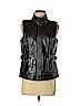 St. John 100% Leather Black Vest Size 8 - photo 1