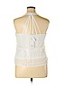 Candie's 100% Polyester White Sleeveless Blouse Size XL - photo 2