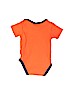 CJP Baby 100% Cotton Orange Short Sleeve Onesie Size 0-3 mo - photo 2