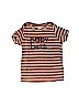 Child of Mine by Carter's Stripes Tan Short Sleeve T-Shirt Size 3-6 mo - photo 1