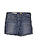 Pilcro and The Letterpress Blue Denim Shorts Size 25 waist - photo 1