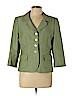 Ann Taylor 100% Cotton Green Blazer Size 12 (petite) - photo 1