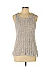 Ellen Tracy 100% Acrylic Tan Sleeveless Top Size L - photo 1
