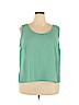 Emma James 100% Polyester Blue Sleeveless Blouse Size 20 - photo 1