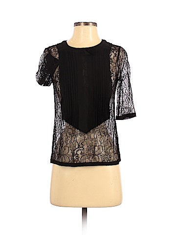 BCBGMAXAZRIA Short Sleeve Blouse (view 1)