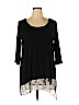 Karen Kane Black 3/4 Sleeve Top Size 1X - photo 1