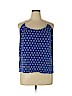 Old Navy 100% Rayon Blue Sleeveless Blouse Size XL - photo 1