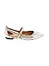 Tory Burch 100% Leather Silver Flats Size 6 1/2 - photo 1