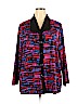 Travel Elements Purple Cardigan Size 2X - photo 1