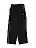 Adidas 100% Polyester Stripes Black Track Pants Size 8 - photo 1