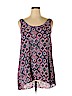 Pink Republic 100% Polyester Blue Sleeveless Blouse Size XL - photo 1