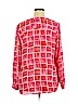 Liz Claiborne 100% Polyester Pink Long Sleeve Blouse Size XL - photo 2