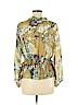Hemant And Nandita 100% Silk Yellow Long Sleeve Silk Top Size S - photo 2