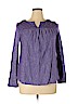 Croft & Barrow 100% Cotton Purple Long Sleeve Top Size XL - photo 1