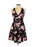 Charlotte Russe 100% Polyester Black Casual Dress Size L - photo 1