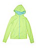 KIRKLAND Signature 100% Polyester Green Zip Up Hoodie Size 12 - 14 - photo 1