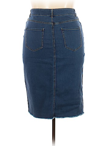 Forever 21 Plus Denim Skirt (view 2)