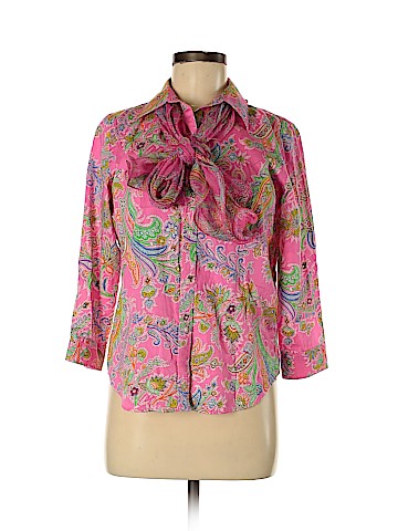 Lauren by Ralph Lauren Long Sleeve Button-Down Shirt (view 1)