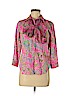Lauren by Ralph Lauren 100% Cotton Pink Long Sleeve Button-Down Shirt Size M (petite) - photo 1