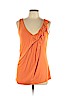 MICHAEL Michael Kors Orange Sleeveless Top Size L - photo 1
