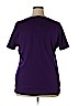 Croft & Barrow Plus 100% Cotton Purple Short Sleeve T-Shirt Size 2X - photo 2