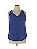 Old Navy 100% Rayon Blue Sleeveless Blouse Size XL - photo 1