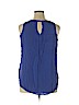 Old Navy 100% Rayon Blue Sleeveless Blouse Size XL - photo 2