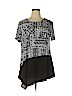 Cato Black Short Sleeve Top Size 14/16W - photo 1