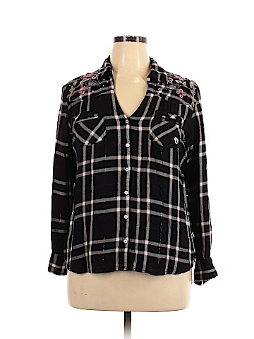 Vintage America Blues Long Sleeve Button-Down Shirt (view 1)