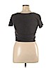 Ardene Gray Short Sleeve Top Size XL - photo 2