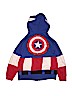 Marvel Graphic Blue Zip Up Hoodie Size XS (kids) - photo 2