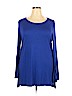 Agnes & Dora Blue Long Sleeve Top Size XXL - photo 1