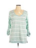 Weekend Suzanne Betro Green Long Sleeve Top Size XL - photo 1