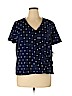 Old Navy 100% Cotton Blue Short Sleeve Top Size XL - photo 1
