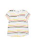 Old Navy 100% Cotton Stripes White Short Sleeve T-Shirt Size 5T - photo 1