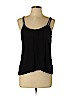 H&M 100% Viscose Black Sleeveless Top Size L - photo 1