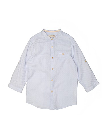 Zara Kids Long Sleeve Button-Down Shirt (view 1)