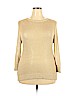 Ann Taylor LOFT Gold Long Sleeve Top Size 16 - photo 1