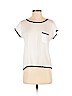 One Clothing White Short Sleeve Blouse Size S - photo 1